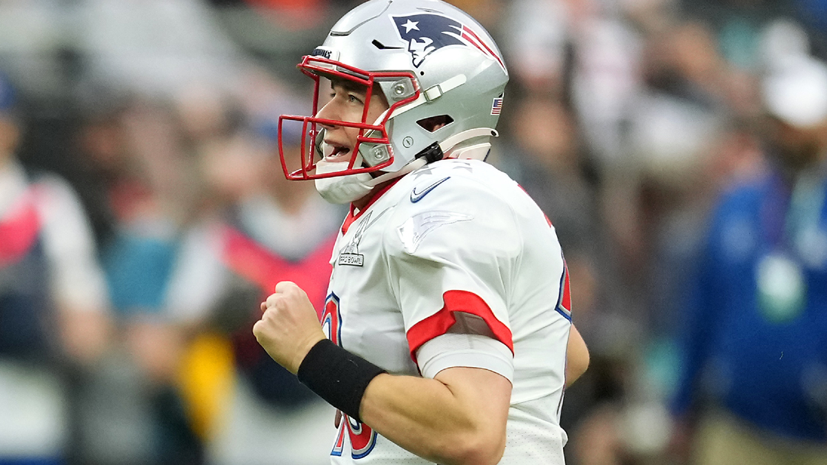 AFC quarterback Mac Jones of the New England Patriots