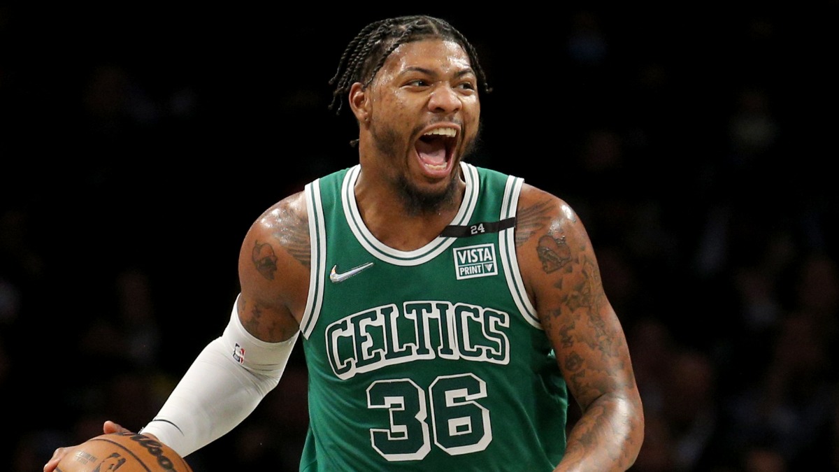 Boston Celtics point guard Marcus Smart