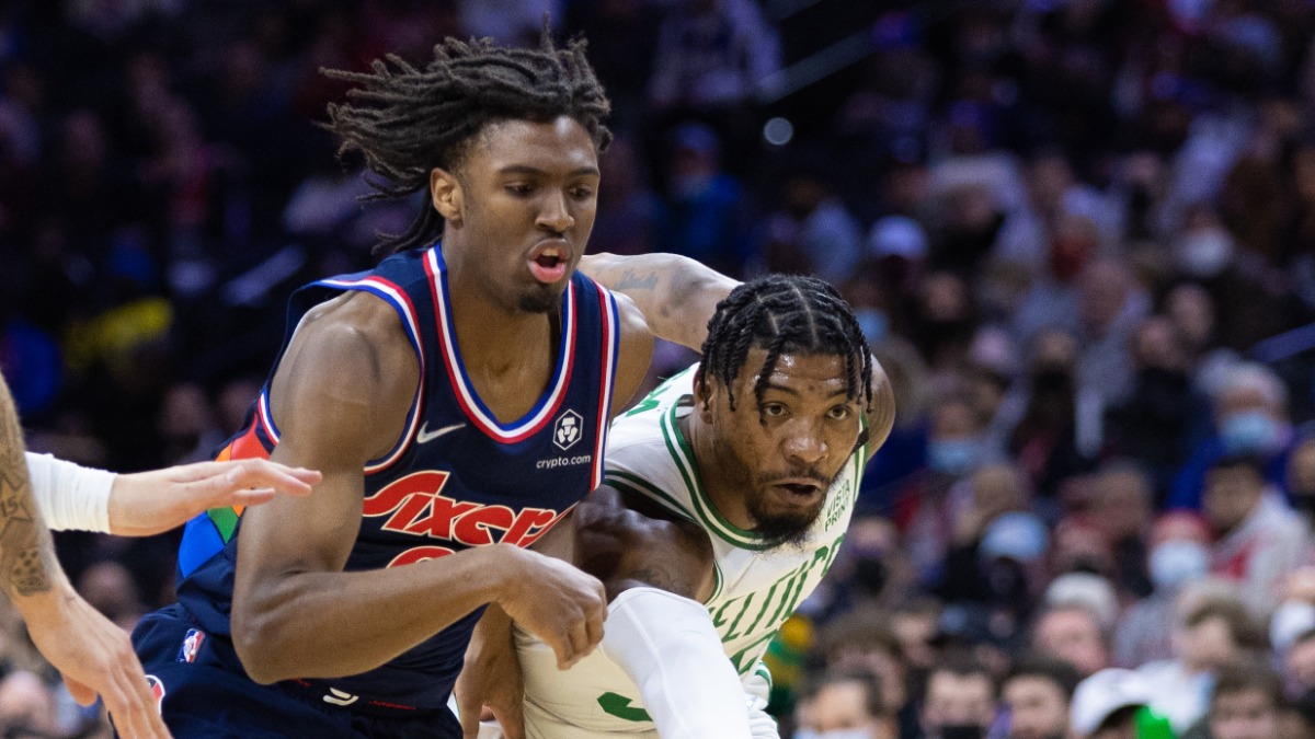 Boston Celtics point guard Marcus Smart