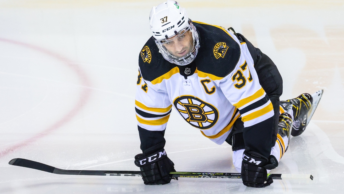 Boston Bruins captain Patrice Bergeron