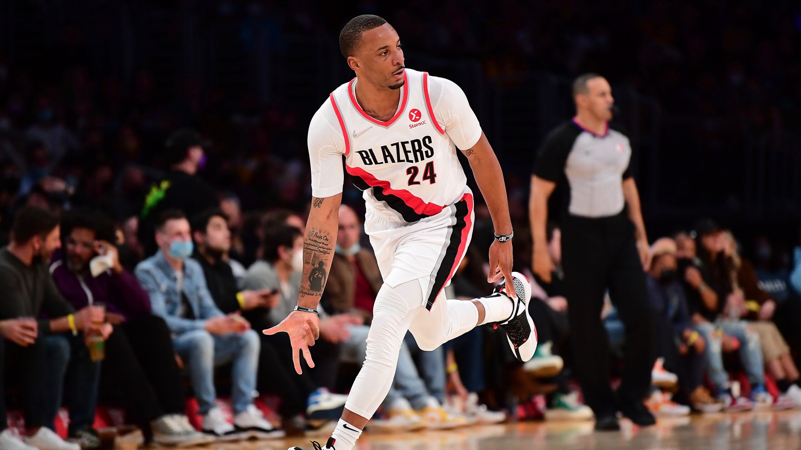 NBA: Portland Trail Blazers at Los Angeles Lakers