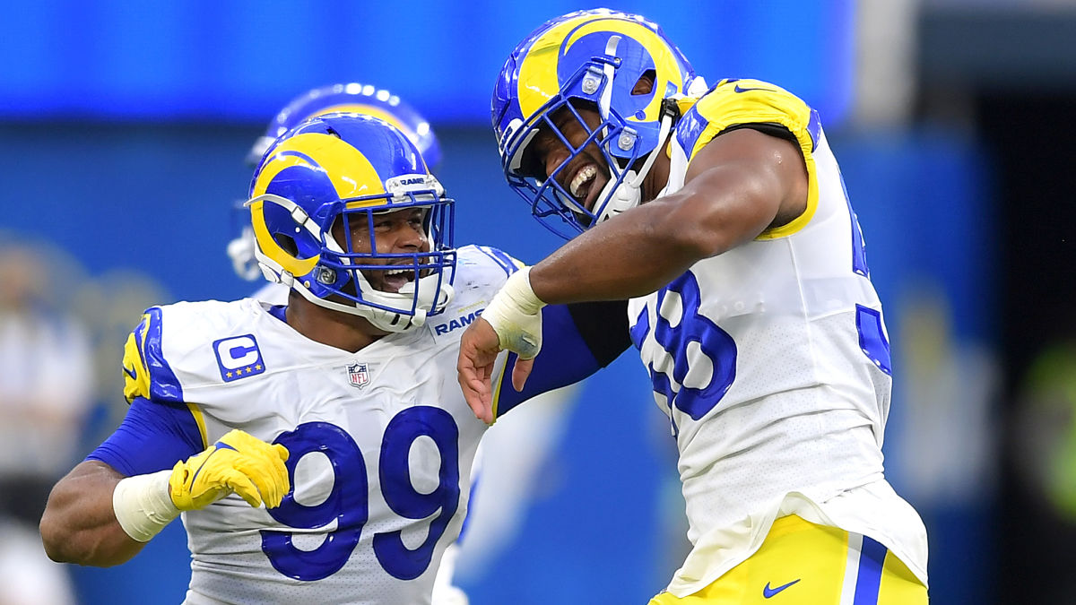 Los Angeles Rams defensive end Aaron Donald