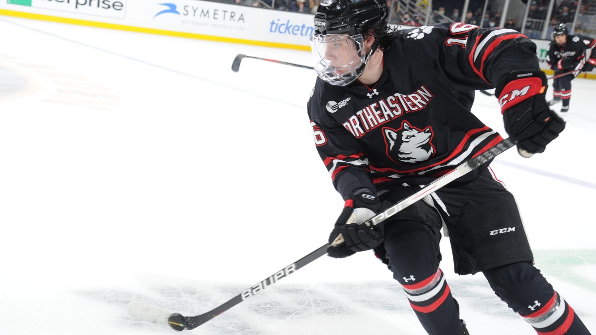 Northeastern forward Sam Colangelo