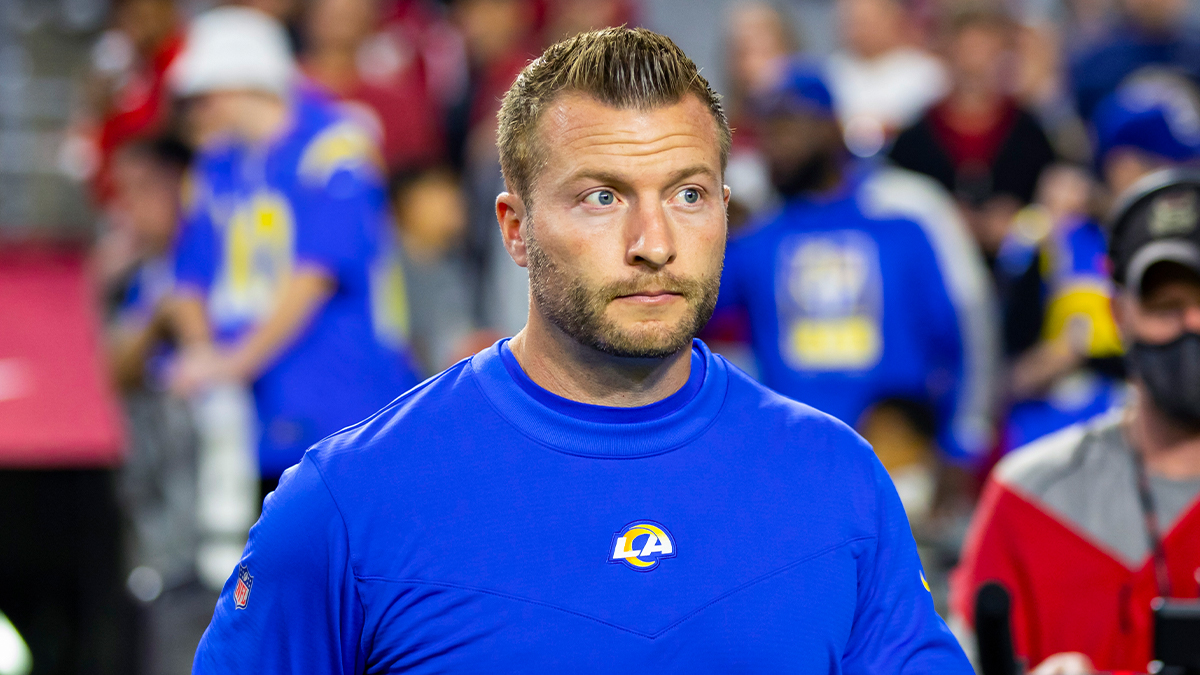 Los Angeles Rams head coach Sean McVay