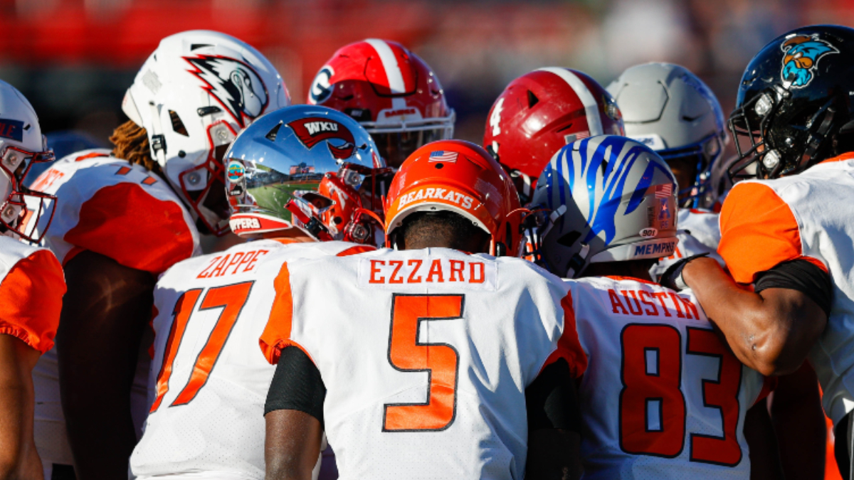 American squad quarterback Bailey Zappe