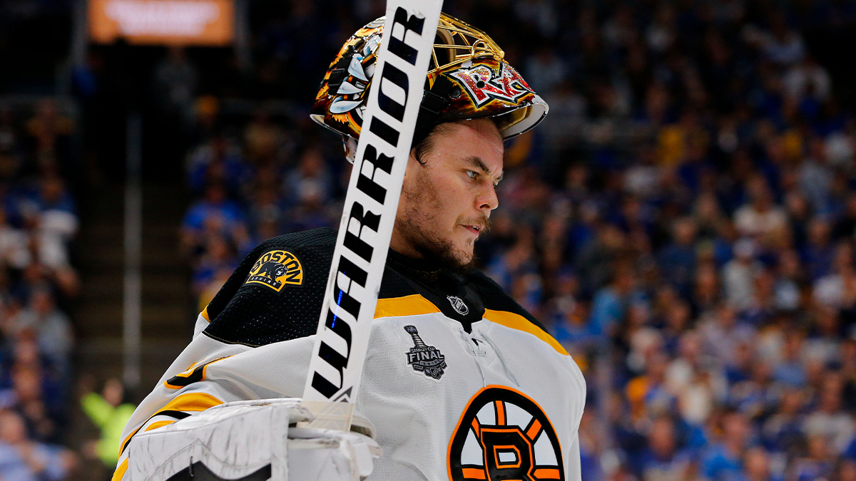 Boston Bruins goalie Tuukka Rask