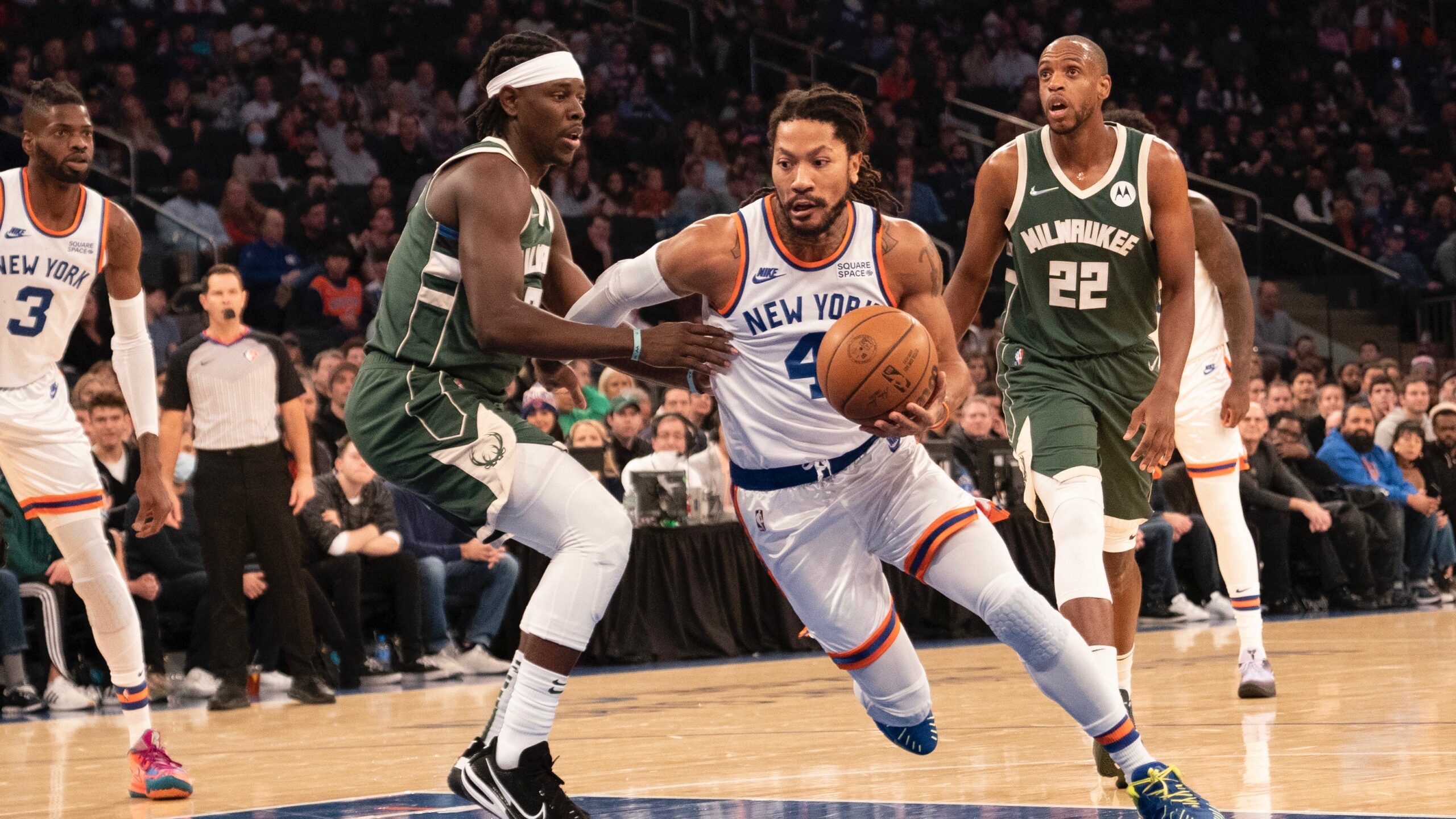 NBA: Milwaukee Bucks at New York Knicks