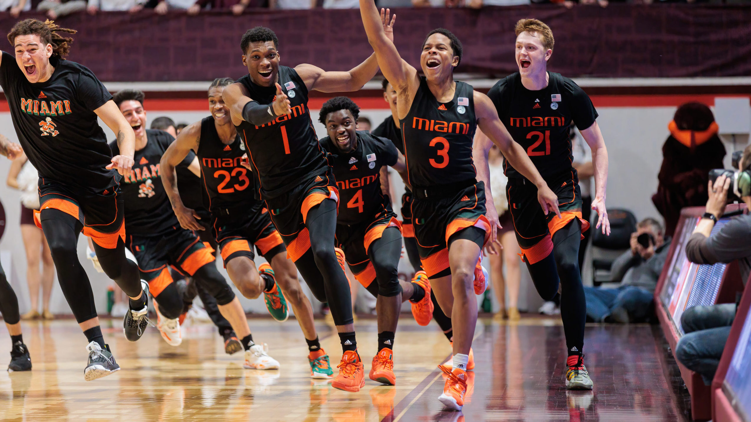 NCAA Basketball: Miami-Florida at Virginia Tech