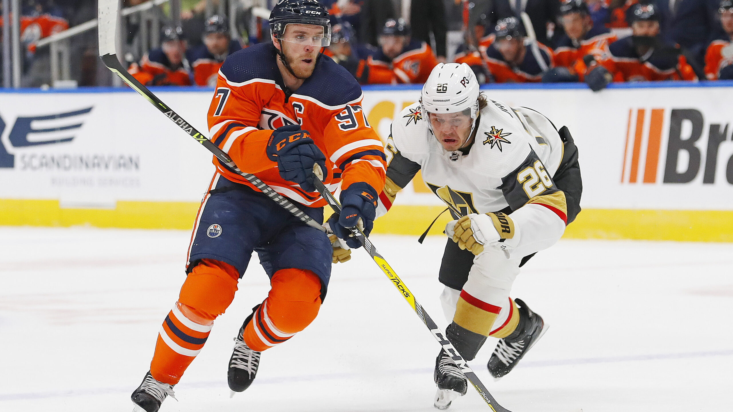 NHL: Vegas Golden Knights at Edmonton Oilers