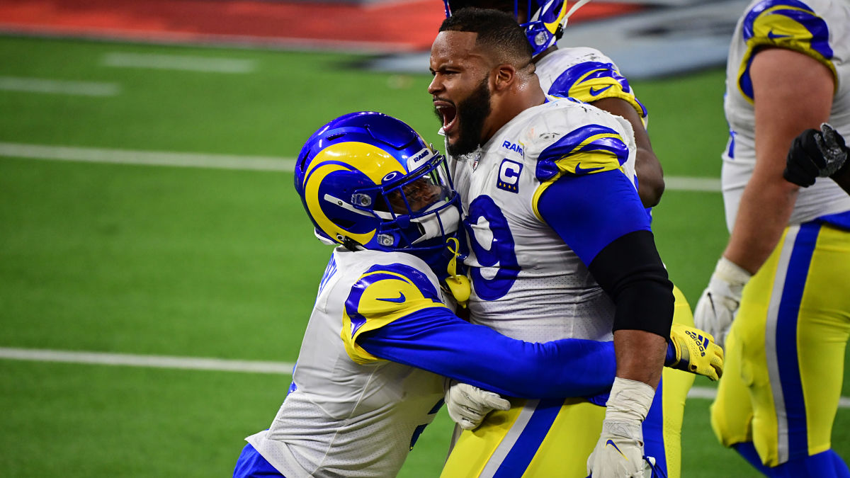 Los Angeles Rams defensive tackle Aaron Donald