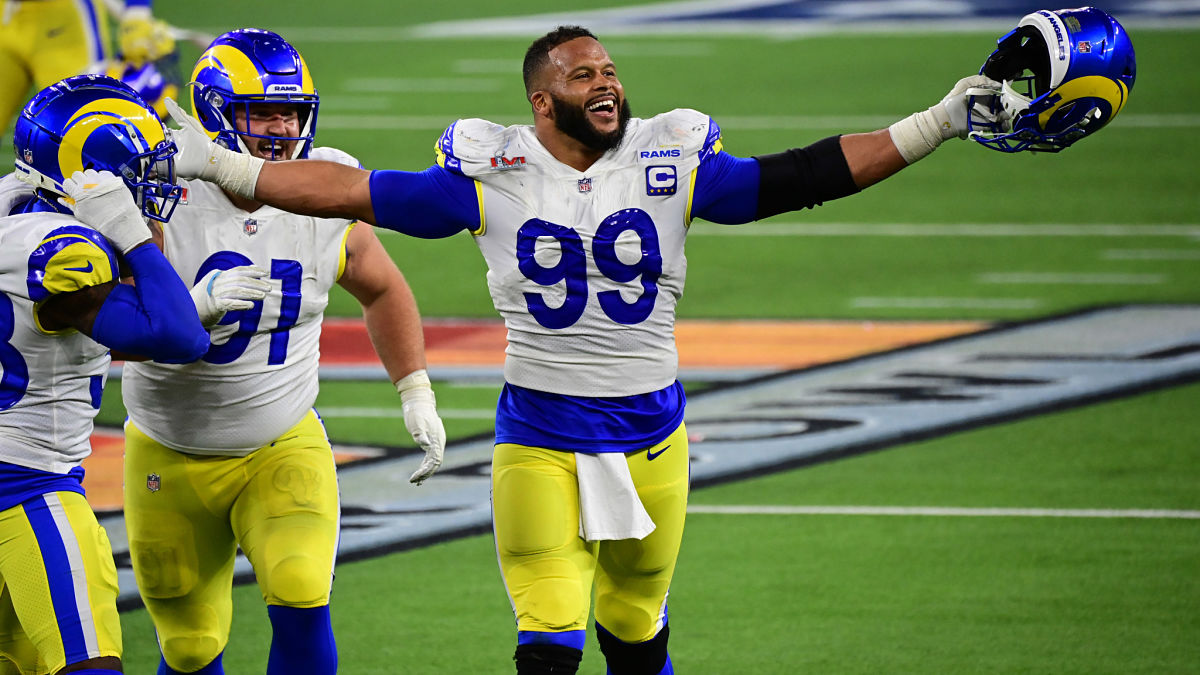 Los Angeles Rams defensive lineman Aaron Donald