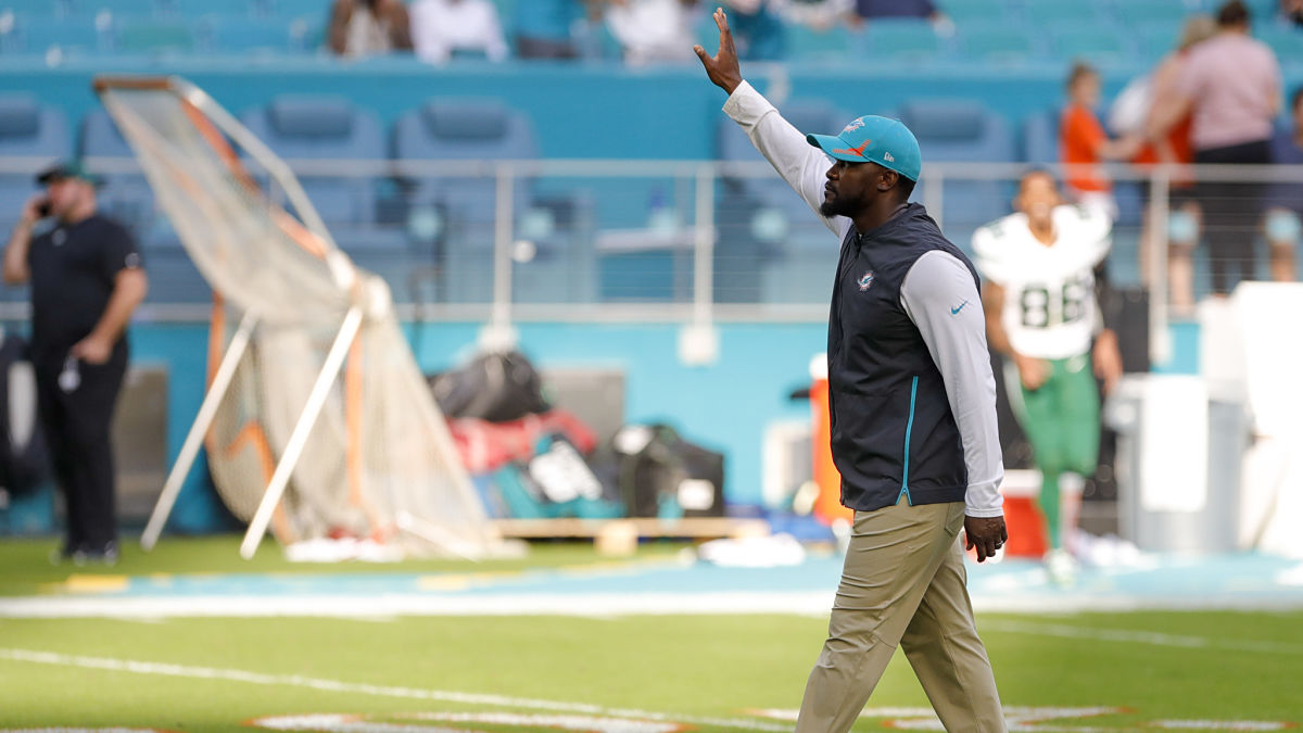 Former Miami Dolphins head coach Brian Flores