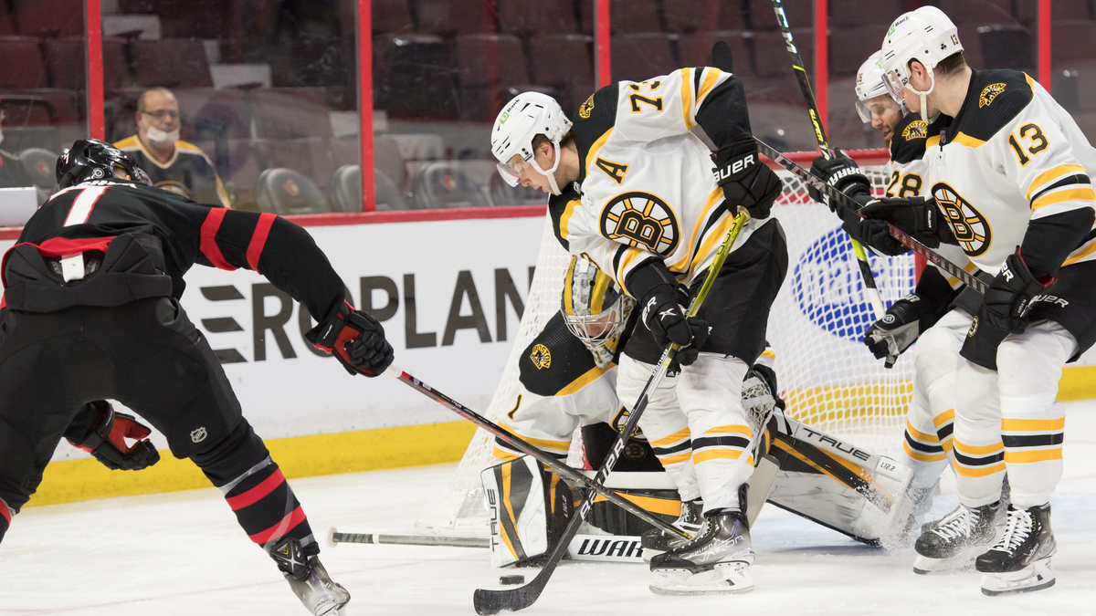 Boston Bruins defenseman Charlie McAvoy