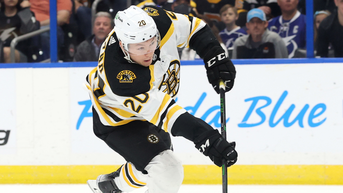 Boston Bruins forward Curtis Lazar