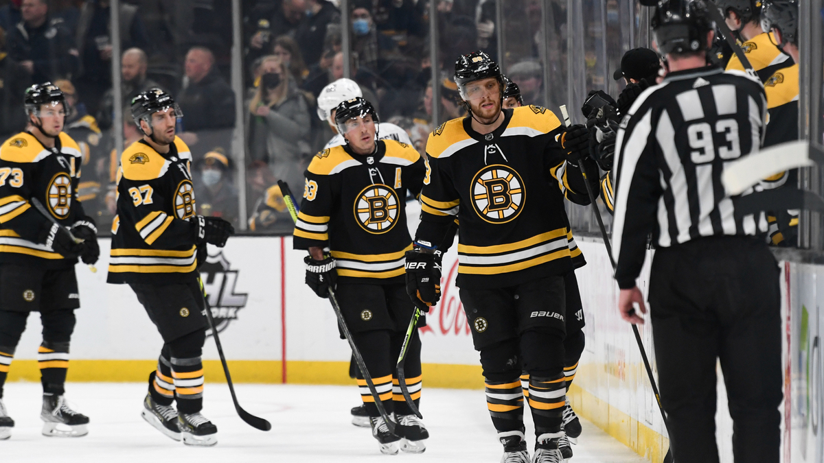 Boston Bruins forward David Pastrnak