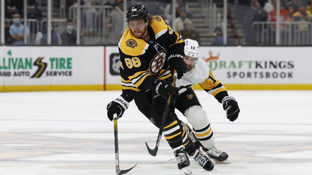Boston Bruins forward David Pastrnak