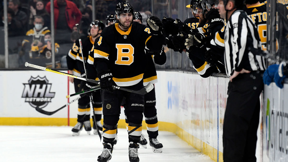 Boston Bruins forward Jake DeBrusk