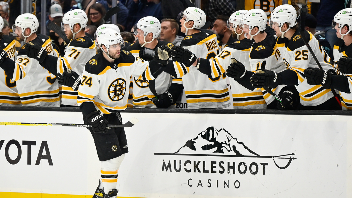 Boston Bruins forward Jake DeBrusk