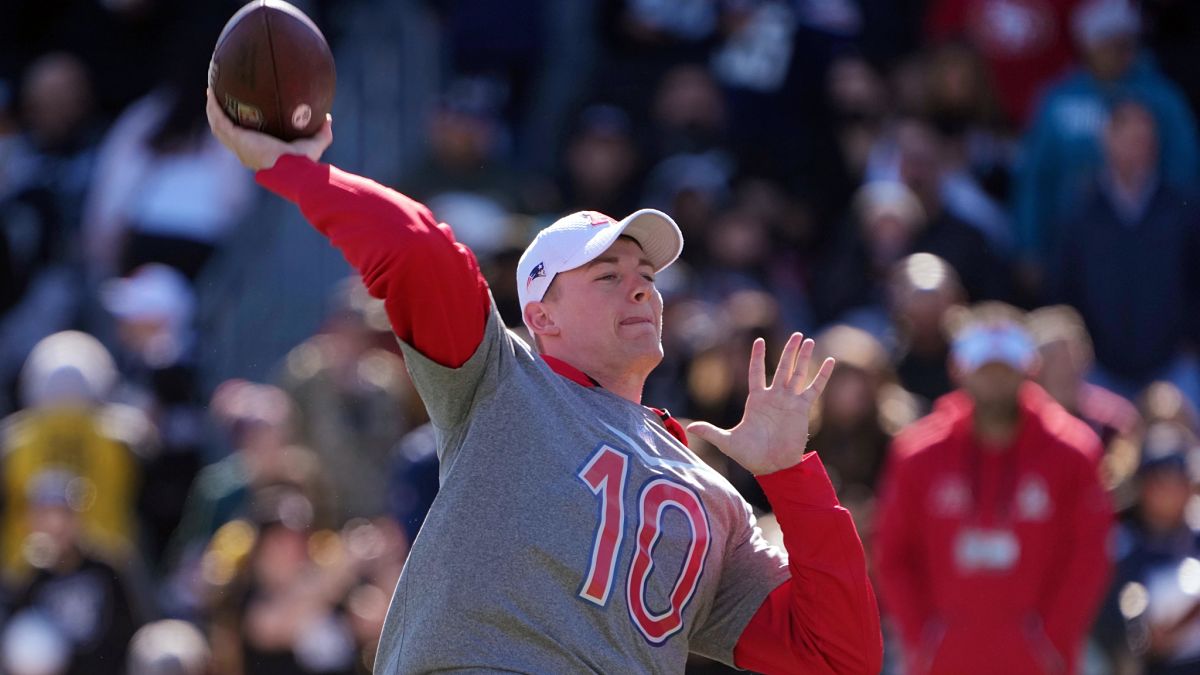 New England Patriots quarterback Mac Jones