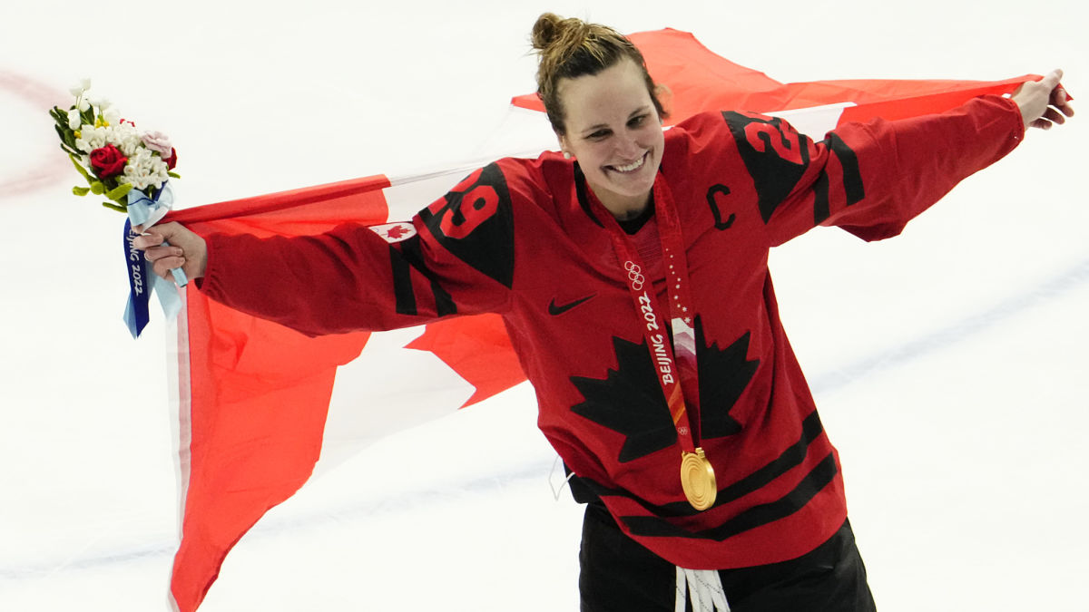 Team Canada forward Marie-Philip Poulin