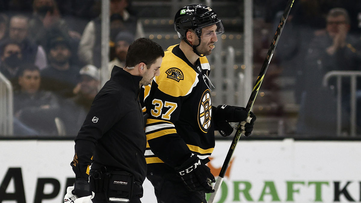 Boston Bruins center Patrice Bergeron