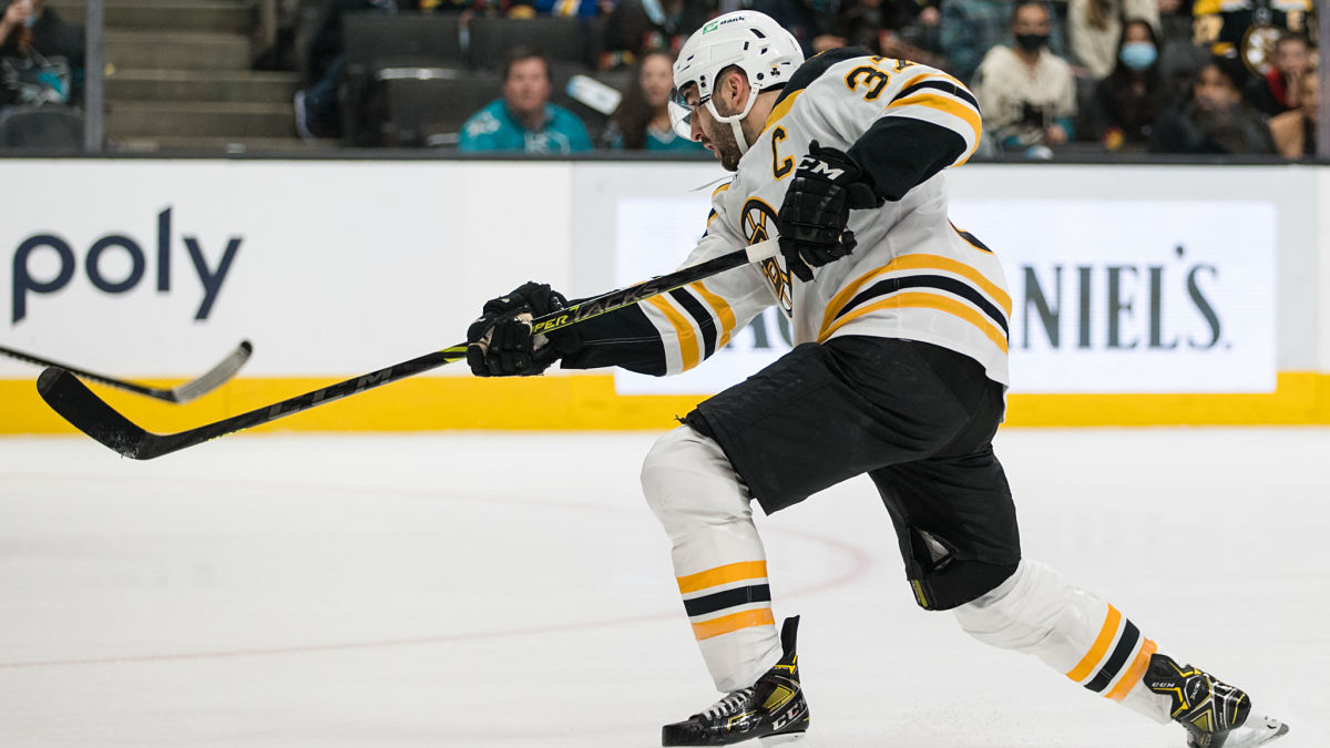 Boston Bruins center Patrice Bergeron