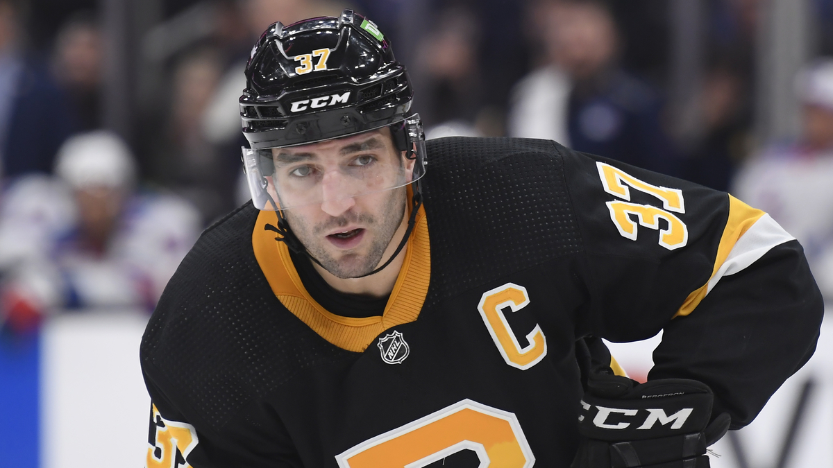 Boston Bruins center Patrice Bergeron