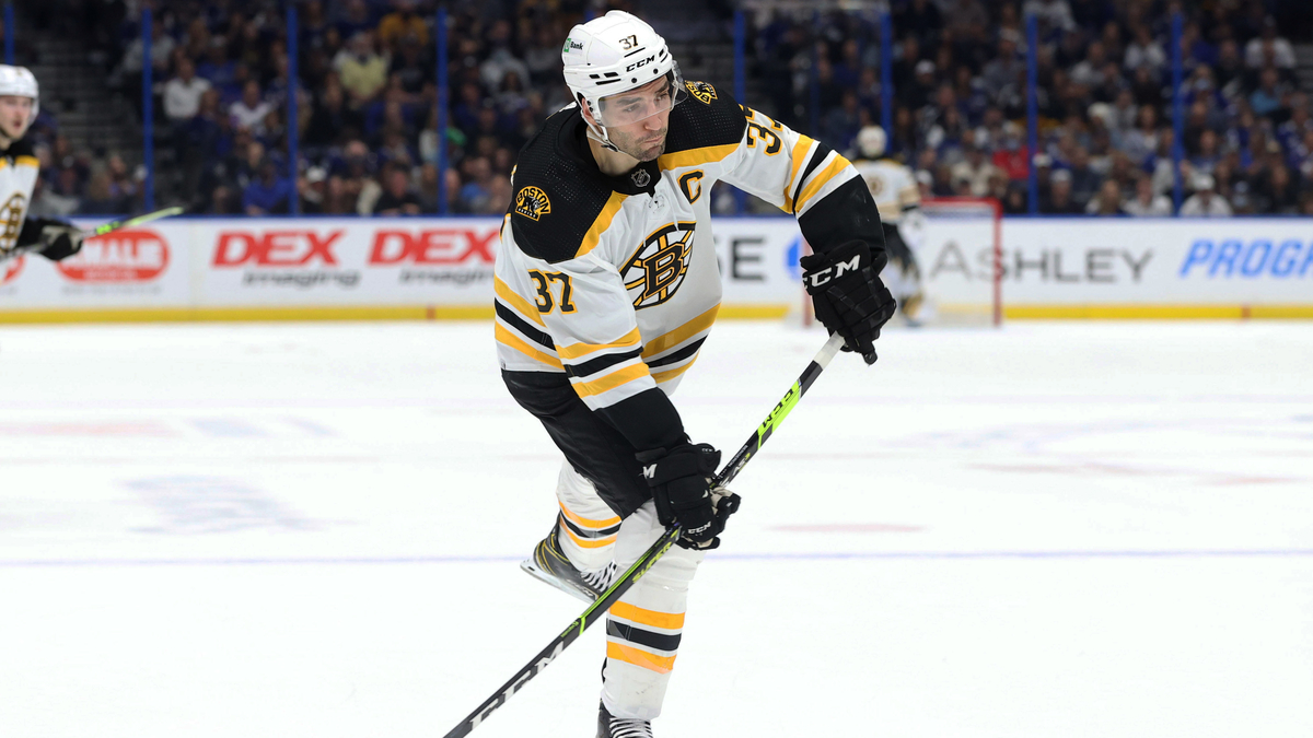 Boston Bruins center Patrice Bergeron