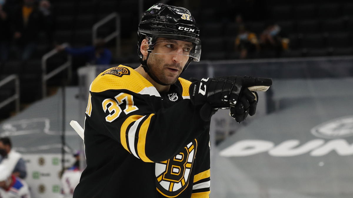 Boston Bruins center Patrice Bergeron