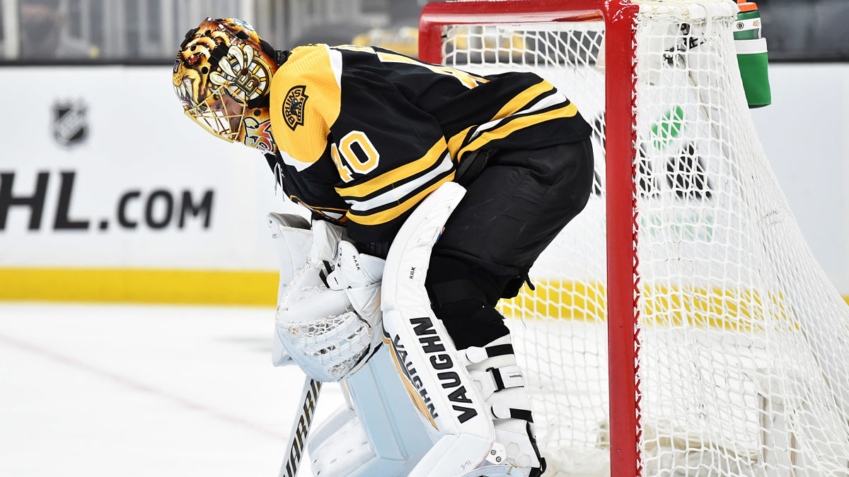 Boston Bruins goaltender Tuukka Rask