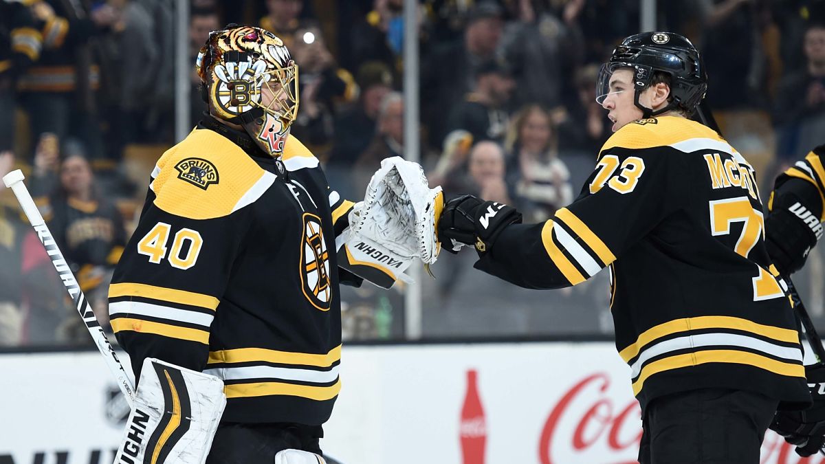 Boston Bruins goaltender Tuukka Rask