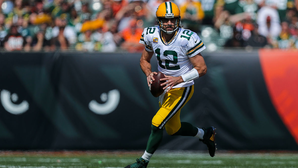 Green Bay Packers quarterback Aaron Rodgers
