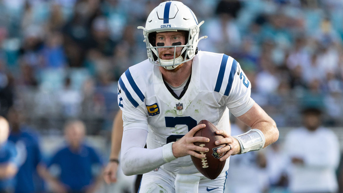 Washington Commanders quarterback Carson Wentz