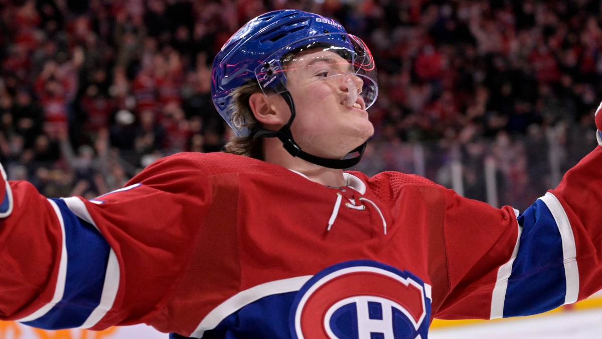 Montreal Canadiens forward Cole Caufield