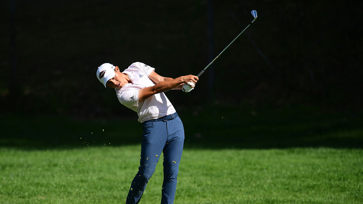 Professional golfer Collin Morikawa