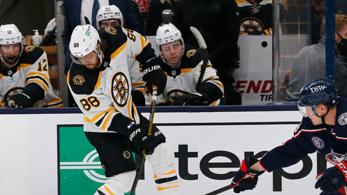 Boston Bruins forward David Pastrnak