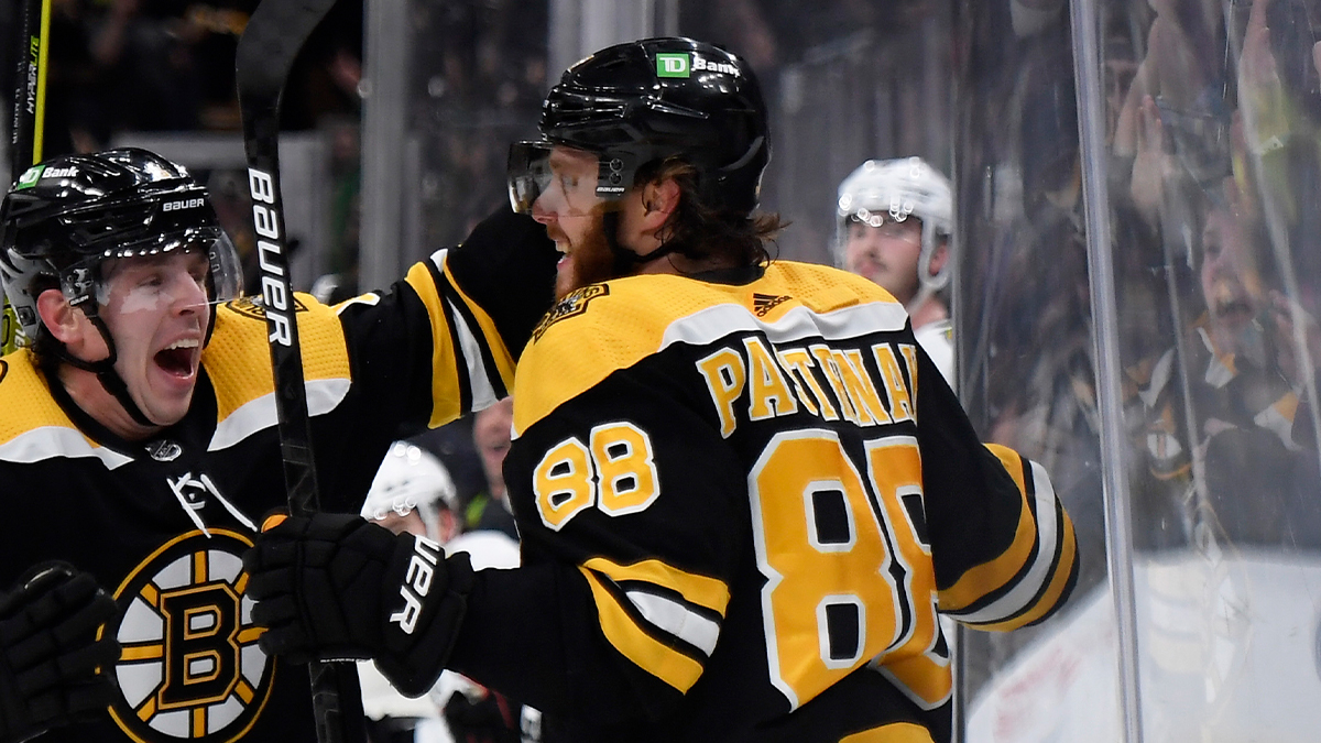 Boston Bruins forward David Pastrnak