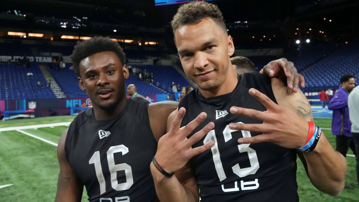 NFL Draft Prospects Desmond Ridder and Malik Willis