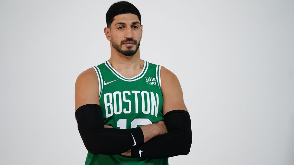 NBA center Enes Freedom