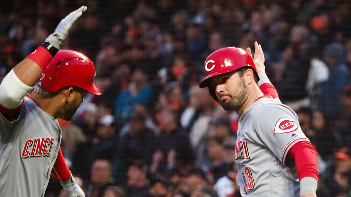 Eugenio Suarez, Jesse Winker of the Seattle Mariners