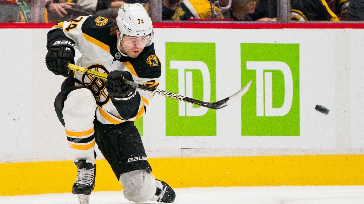 Boston Bruins forward Jake DeBrusk