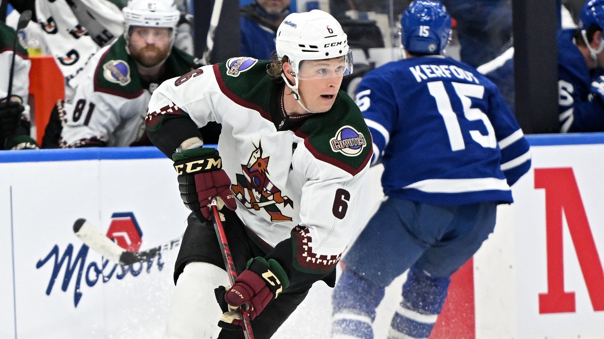 Arizona Coyotes defenseman Jakob Chychrun
