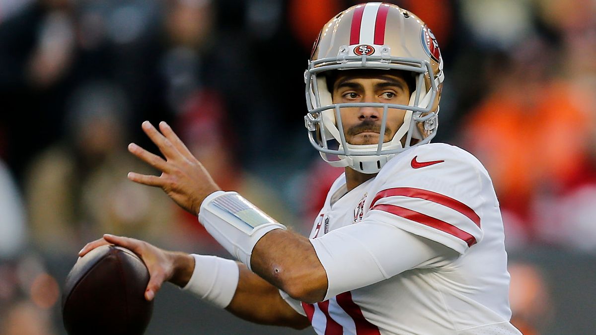 San Francisco 49ers quarterback Jimmy Garoppolo
