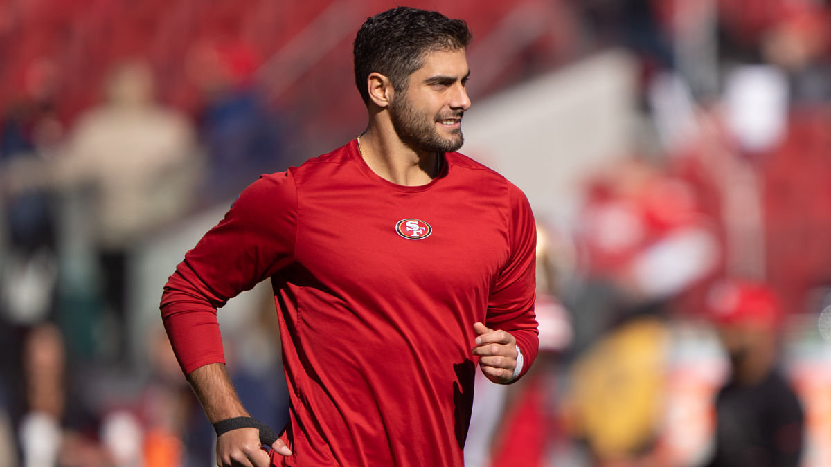 San Francisco 49ers quarterback Jimmy Garoppolo
