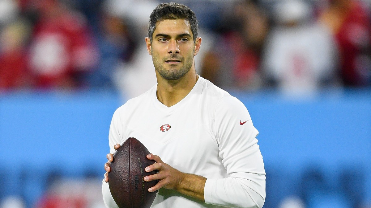 San Francisco 49ers quarterback Jimmy Garoppolo
