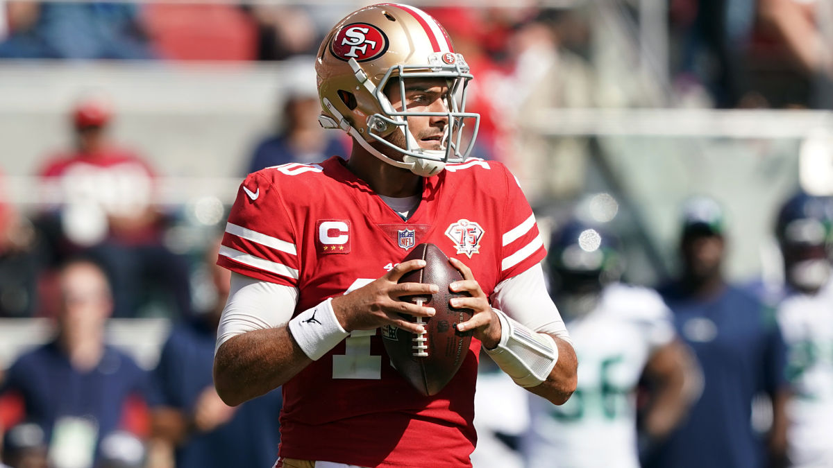 San Francisco 49ers quarterback Jimmy Garoppolo