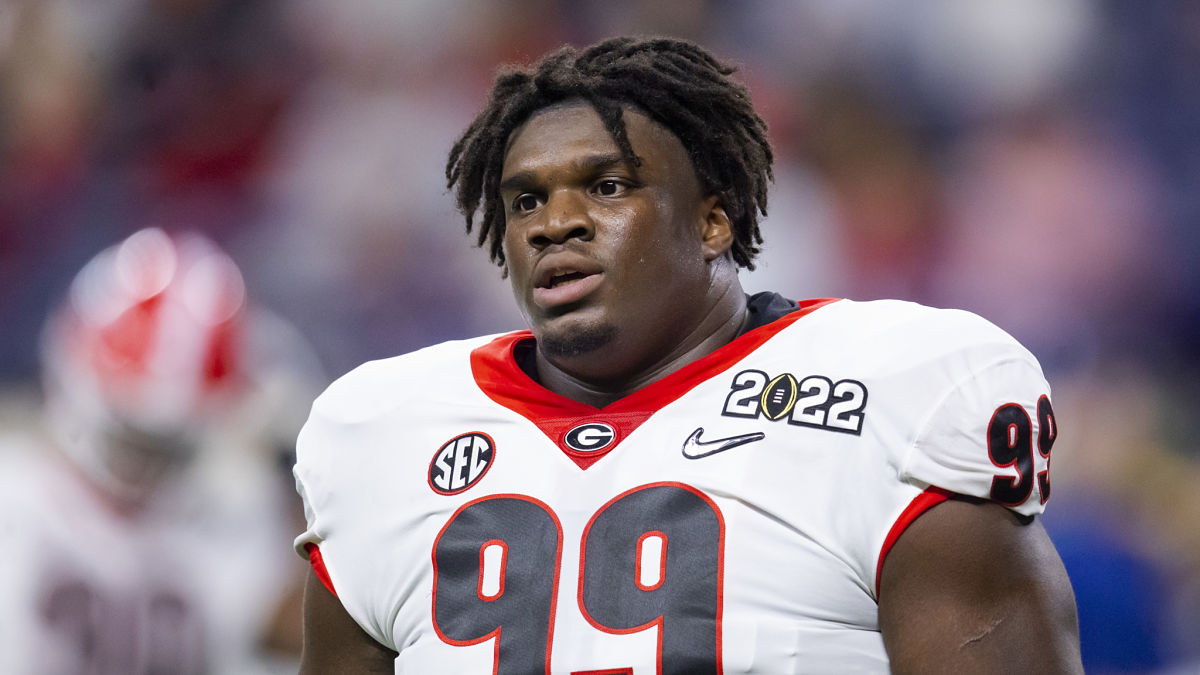 Georgia defensive lineman Jordan Davis