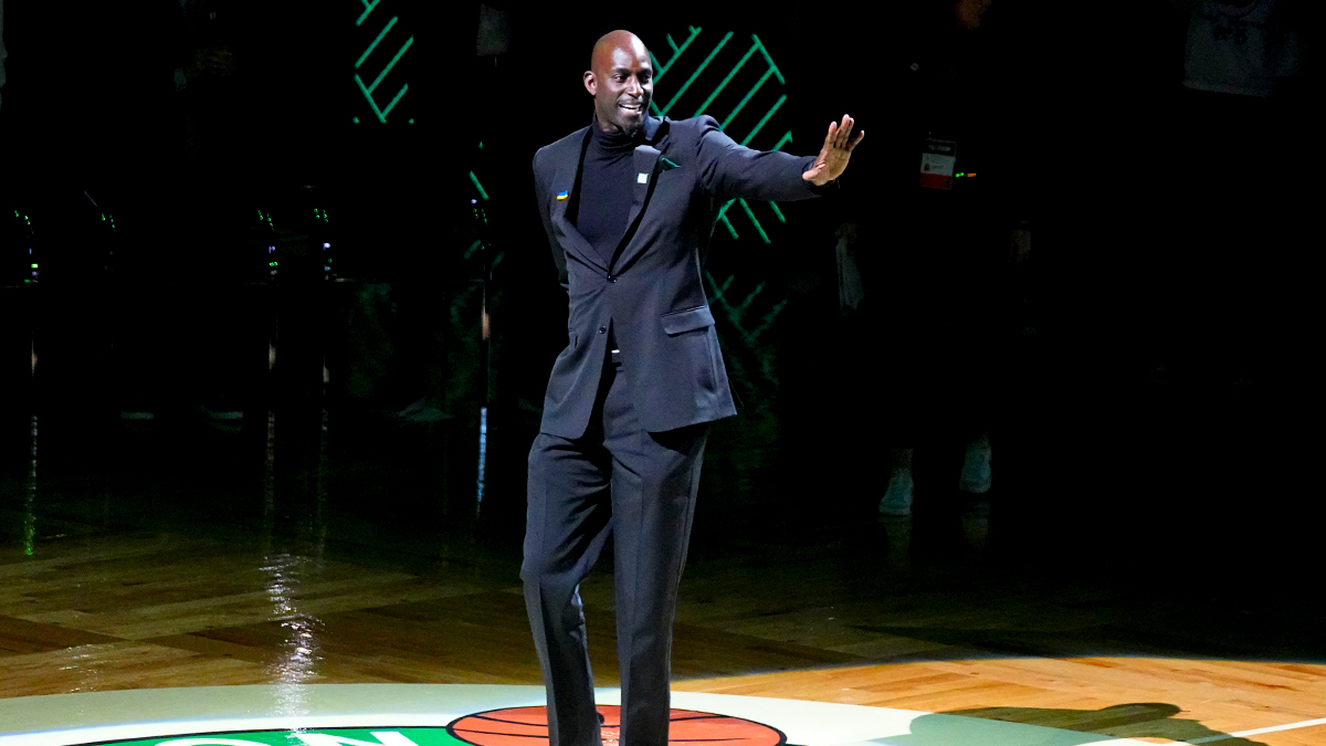 Former Boston Celtics forward Kevin Garnett