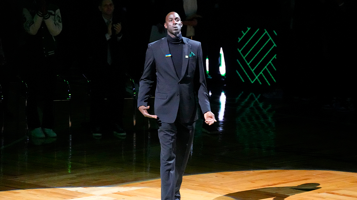 Former Boston Celtics forward Kevin Garnett