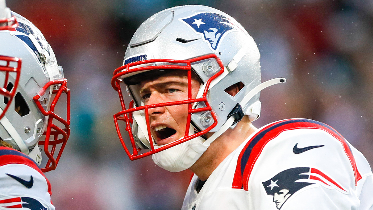 New England Patriots quarterback Mac Jones